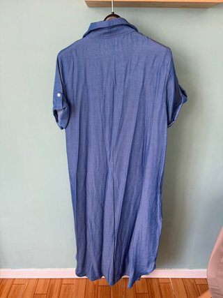 Vestido largo azul XXL