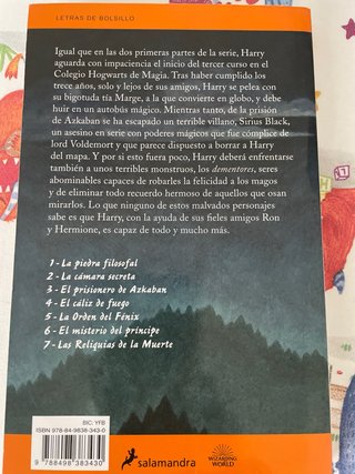 Harry Potter 3 y el prisionero de Azkaban