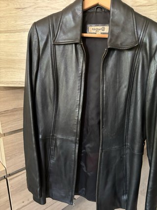 Chaqueta efecto cuero mujer, formula joven 25