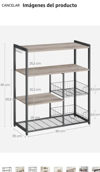 Mueble auxiliar cocina