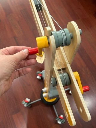 Grúa de juguete de madera Janod
