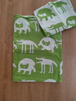 Funda Nórdica Juvenil IKEA Animales Verde