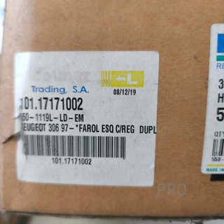 FARO IZQUIERDO PEUGEOT 306 NUEVO 10117171002