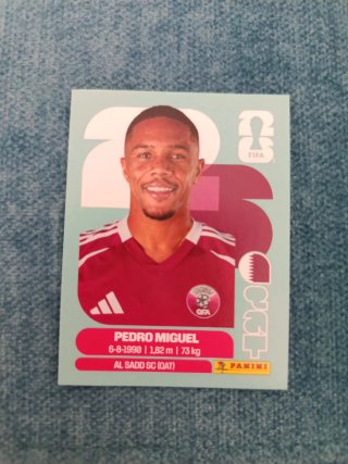 Cromo FIFA Pedro Miguel Qatar 2026
