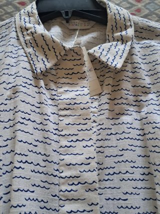 Vestido Verano Compañía Fantástica Azul/Blanco