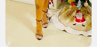 Sandalias Guess by Marciano tacón negro y dorado