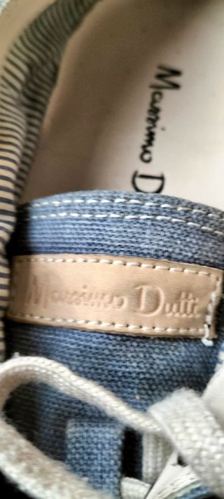 Zapatillas Massimo Dutti Gris Talla 40