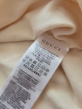Polo Gucci Verde y Beige