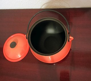 Olla Vintage Hierro Naranja