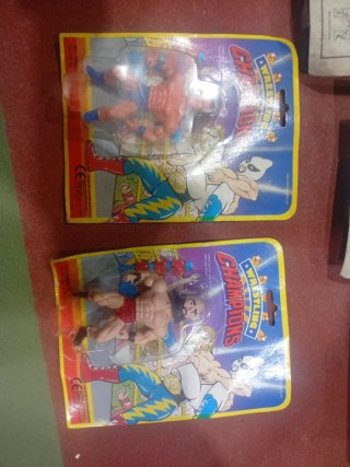 Lote 5 Figuras Wrestling Champions Bootleg 90s
