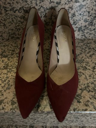Zapatos de tacón CUPLE rojos