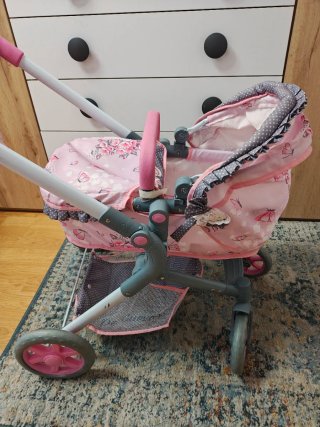 Carro de juguete plegable rosa