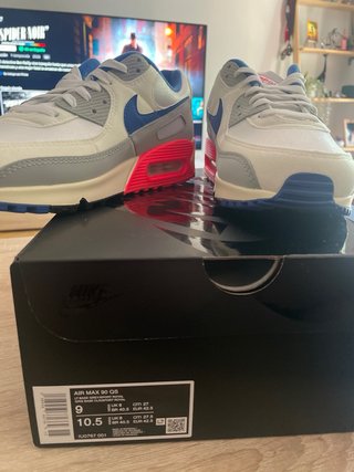 Nike Air Max 90 Gris Claro/Azul
