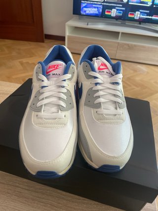 Nike Air Max 90 Gris Claro/Azul