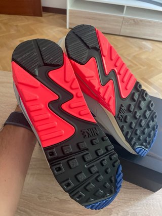 Nike Air Max 90 Gris Claro/Azul