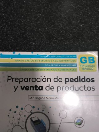 Preparación de pedidos y venta de productos.
