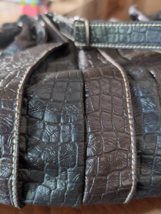 Bolso Paula Rossi Estilo Piel Cocodrilo