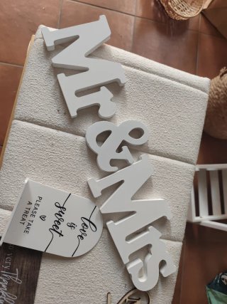 Pack Decoración Boda Mr & Mrs y Candy Bar