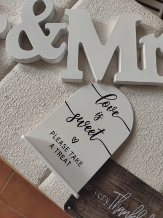 Pack Decoración Boda Mr & Mrs y Candy Bar