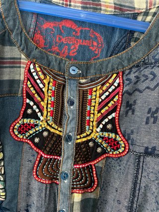 Vestido vaquero azul talla L