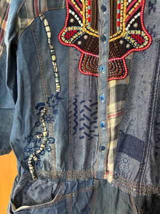 Vestido vaquero azul talla L
