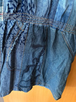 Vestido vaquero azul talla L