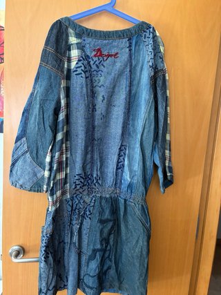 Vestido vaquero azul talla L