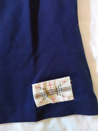 Camiseta Vintage Burberry Azul y Blanca