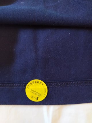 Camiseta Vintage Burberry Azul y Blanca