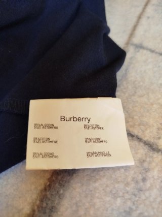 Camiseta Vintage Burberry Azul y Blanca