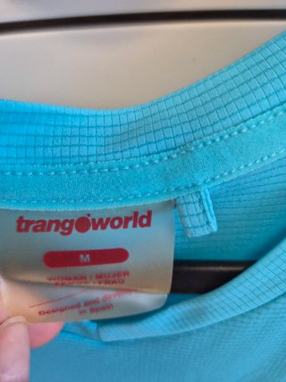 Camiseta Trangoworld Talla M Mujer Azul
