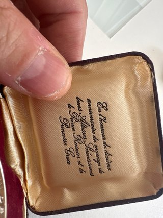 Moneda Plata Mónaco Rainier Grace 1966