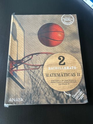 Matemáticas II. 2o de Bachillerato