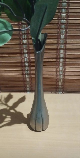 Florero Vintage Cisne Metal