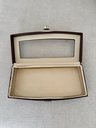 Joyero Marrón con Tapa Transparente