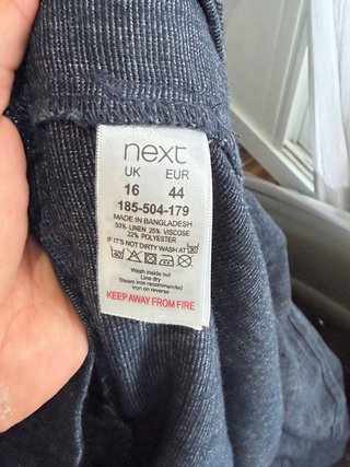 Vestido de verano Next floral azul
