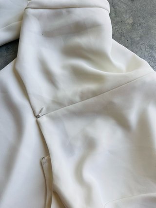 Vestido Hallhuber blanco talla 40