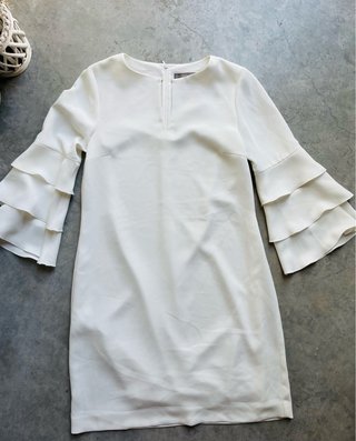 Vestido Hallhuber blanco talla 40