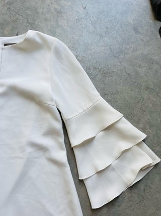 Vestido Hallhuber blanco talla 40
