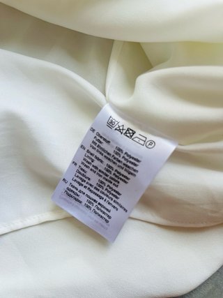 Vestido Hallhuber blanco talla 40