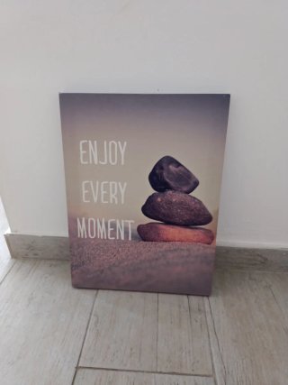 Cuadro Decorativo Piedras Enjoy Moment