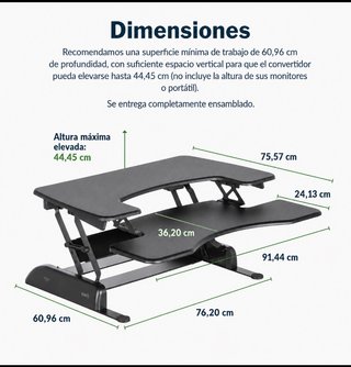 Escritorio elevable Vari Desk Plus 36