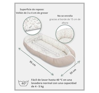 Nido reductor bebé reversible, como nuevo