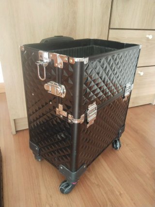 Maletín maquillaje/peluquería con ruedas