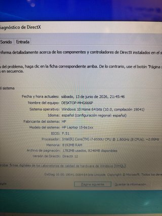 Portátil HP Pavilion 15-bs1xx