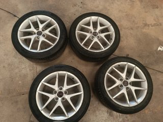 Llantas Saab vector 17 con neumáticos