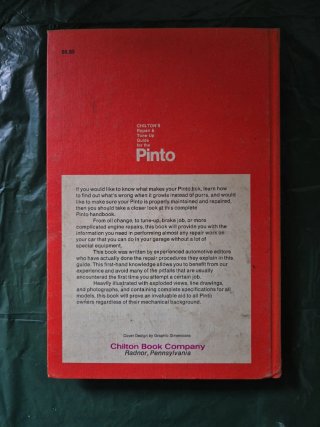 Libro reparacion Toyota y Pinto Americano ingles