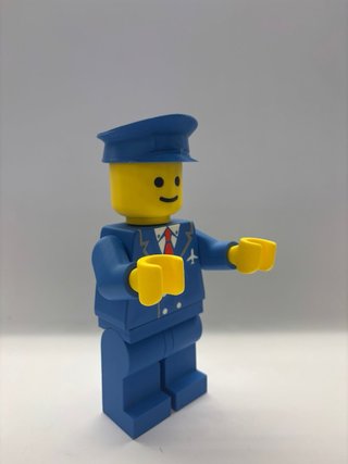 Brick Lego 20cm Pilota Aereo