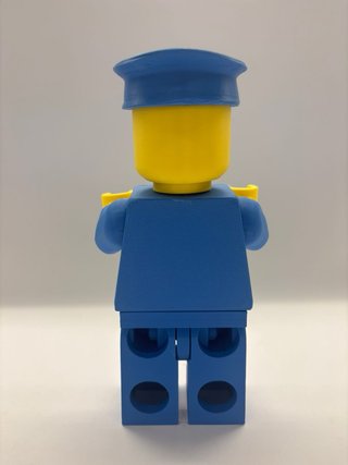 Brick Lego 20cm Pilota Aereo