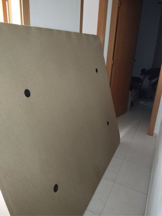 Base tapizada 150x190 cm